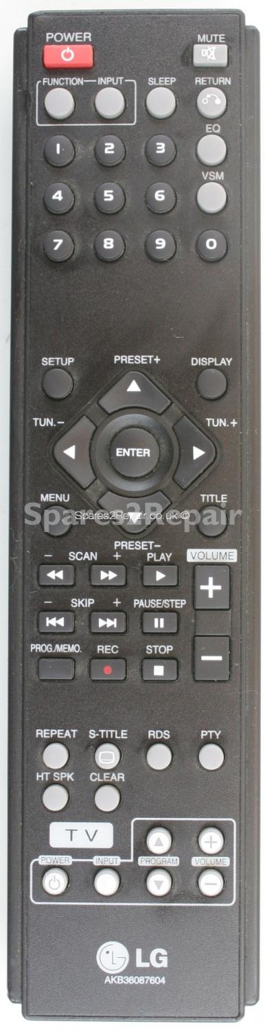 LG AKB36087604 Remote Control (Original)