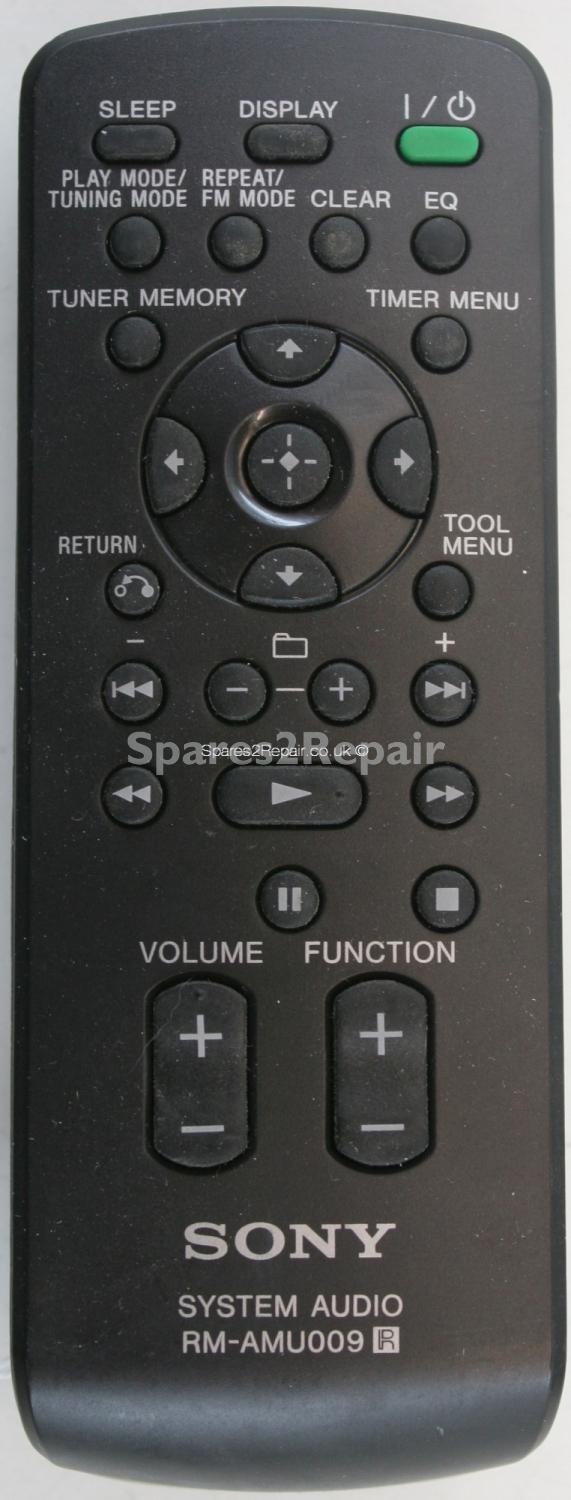 Sony RM-AMU009 Remote Control (Original)