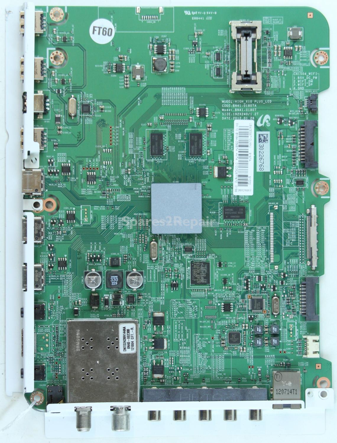 Samsung UE40ES6710 - Main AV - BN94-05687K - BN41-01807A - HIGH_X10_PLUS_LED