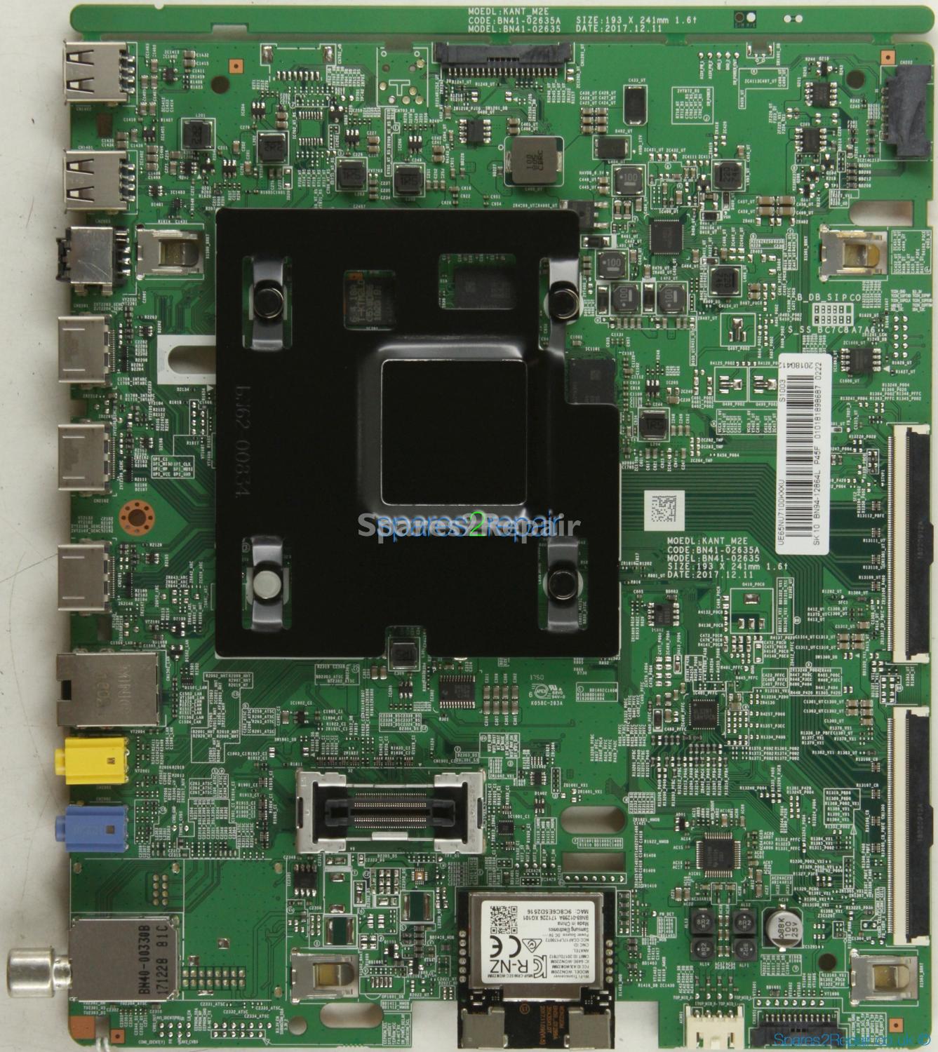 Samsung UE65NU7100K - Main AV - BN94-12864L - BN41-02635A - KANT_M2E