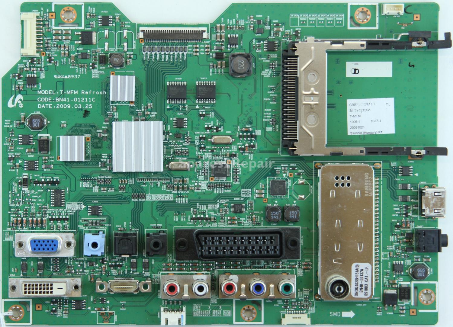 Samsung LS23CFVKF - Main AV - BN96-12126A - BN41-01211C