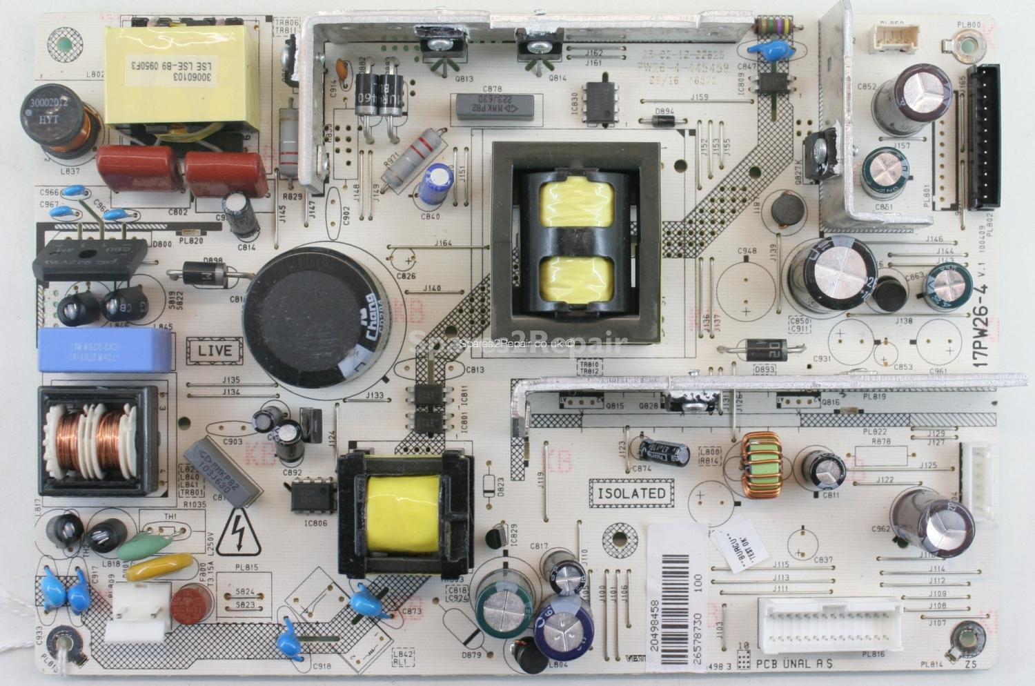 Sanyo CE32FD90-B - PSU - 17PW26-4 - V.1 - 100409 - 20498458