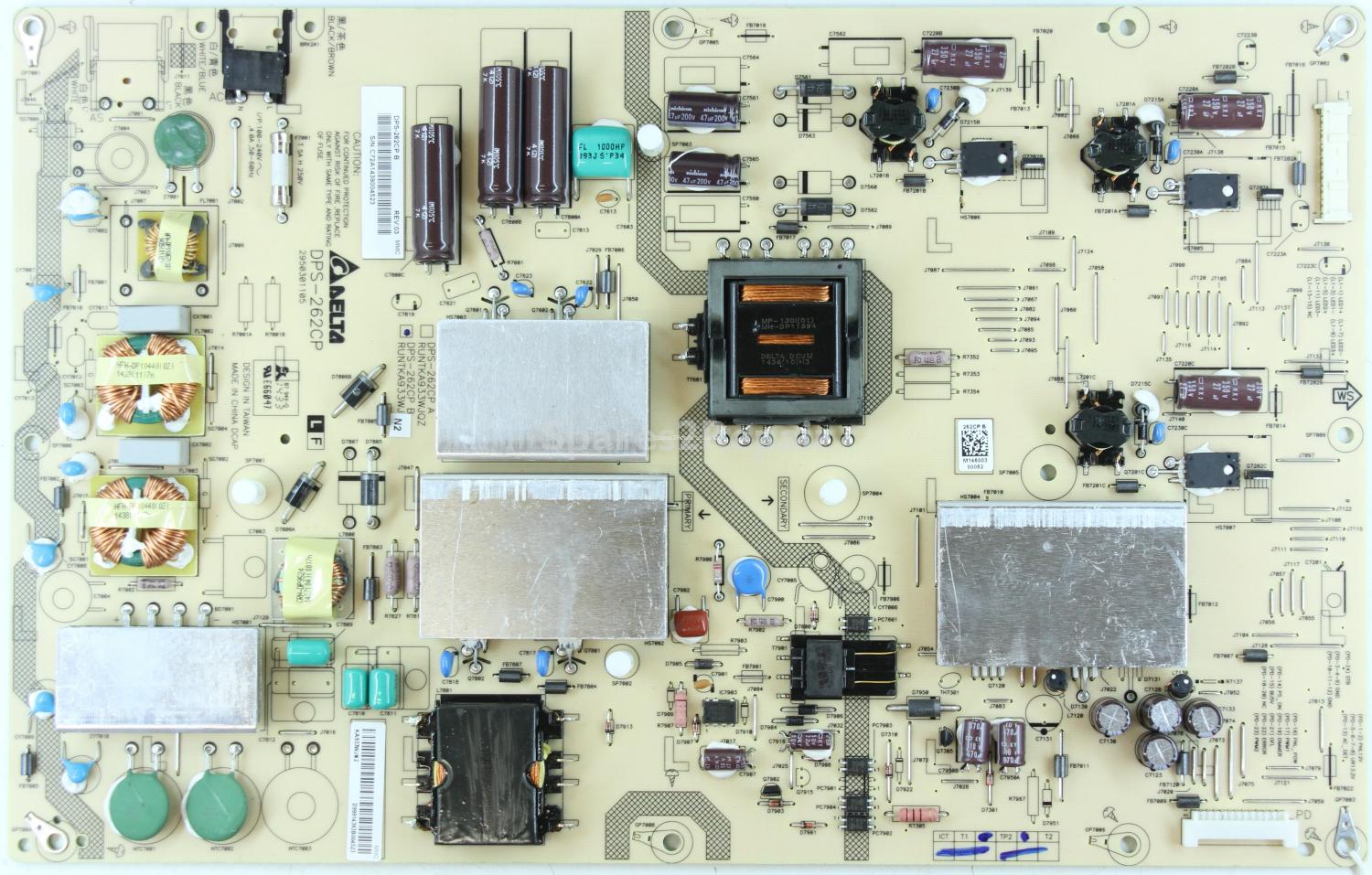 Sharp LC-70LE741E - PSU - DPS-262CP B - REV:03 - RUNTKA933WJ