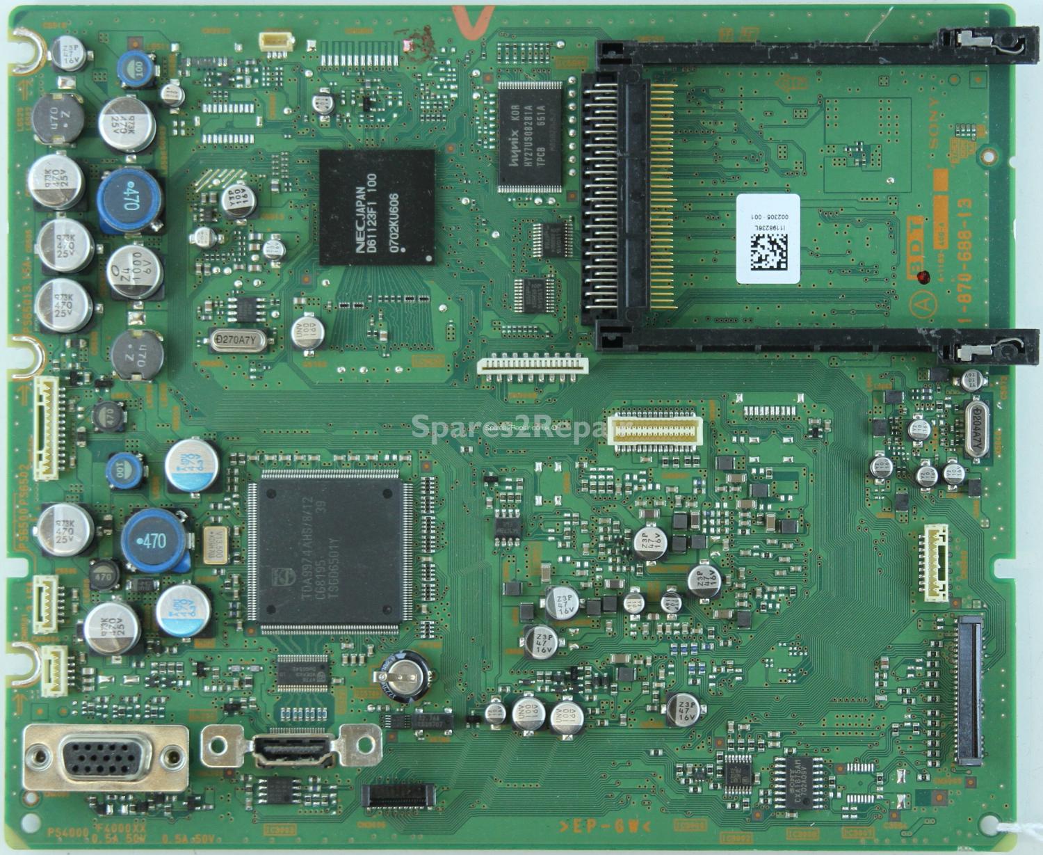 Sony KDL-40U2000 - Card Reader - 1-870-688-13 - A-1189-406-A - I1198236L