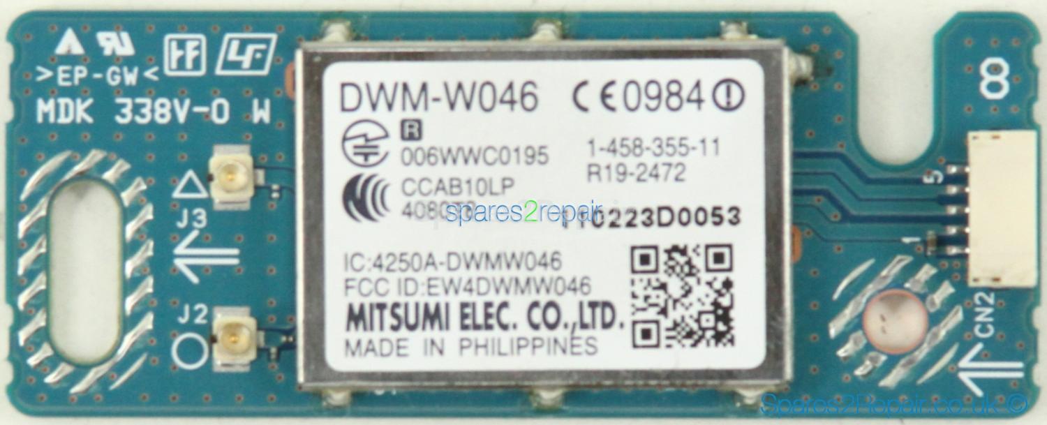 Sony KDL-55HX923 - WiFi Module - 1-458-355-11 - R19-2472 - DWM-W046 - CCAB10LP4080T8