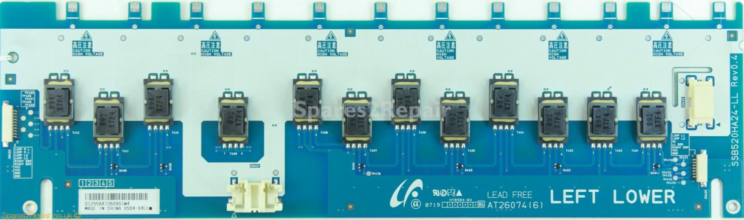 Sony KDL-52W3000 - Inverter - LJ97-01255A - Rev0.4 - SSB520HA24-LL