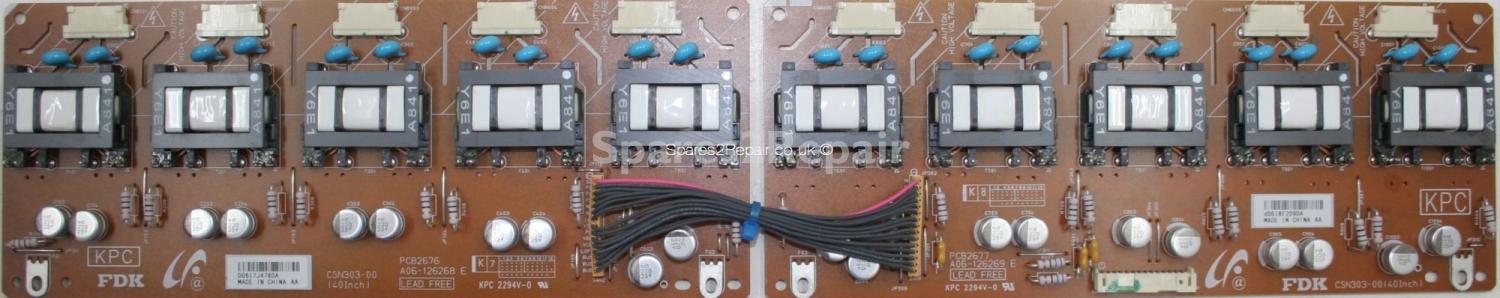 Sony KDL-40U2000 - Inverter - PCB2676 - A06-126268 E - PCB2677 - A06-126269 E