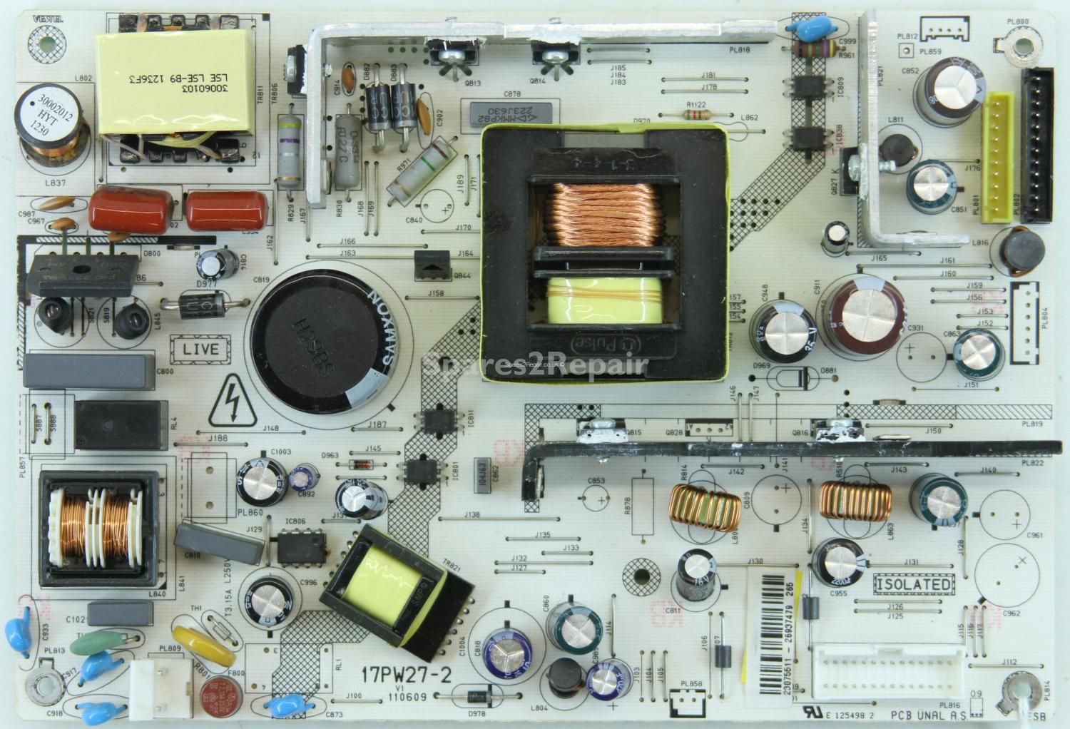 Techwood 40940FHD Digital - PSU - 17PW27-2 V1 - 110609 - 23075511