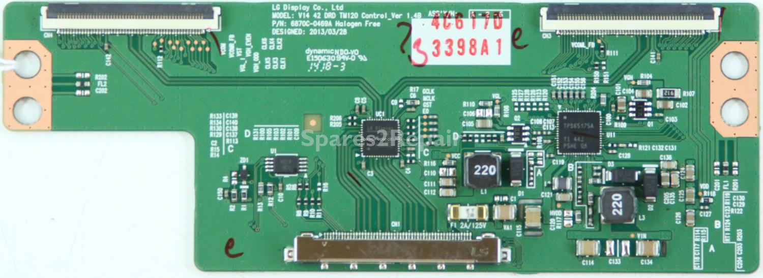 Toshiba 42L6453D - T-Con - 6871L-3398A - 6870C-0469A - V14 42 DRD TM120 Control_Ver 1.4B