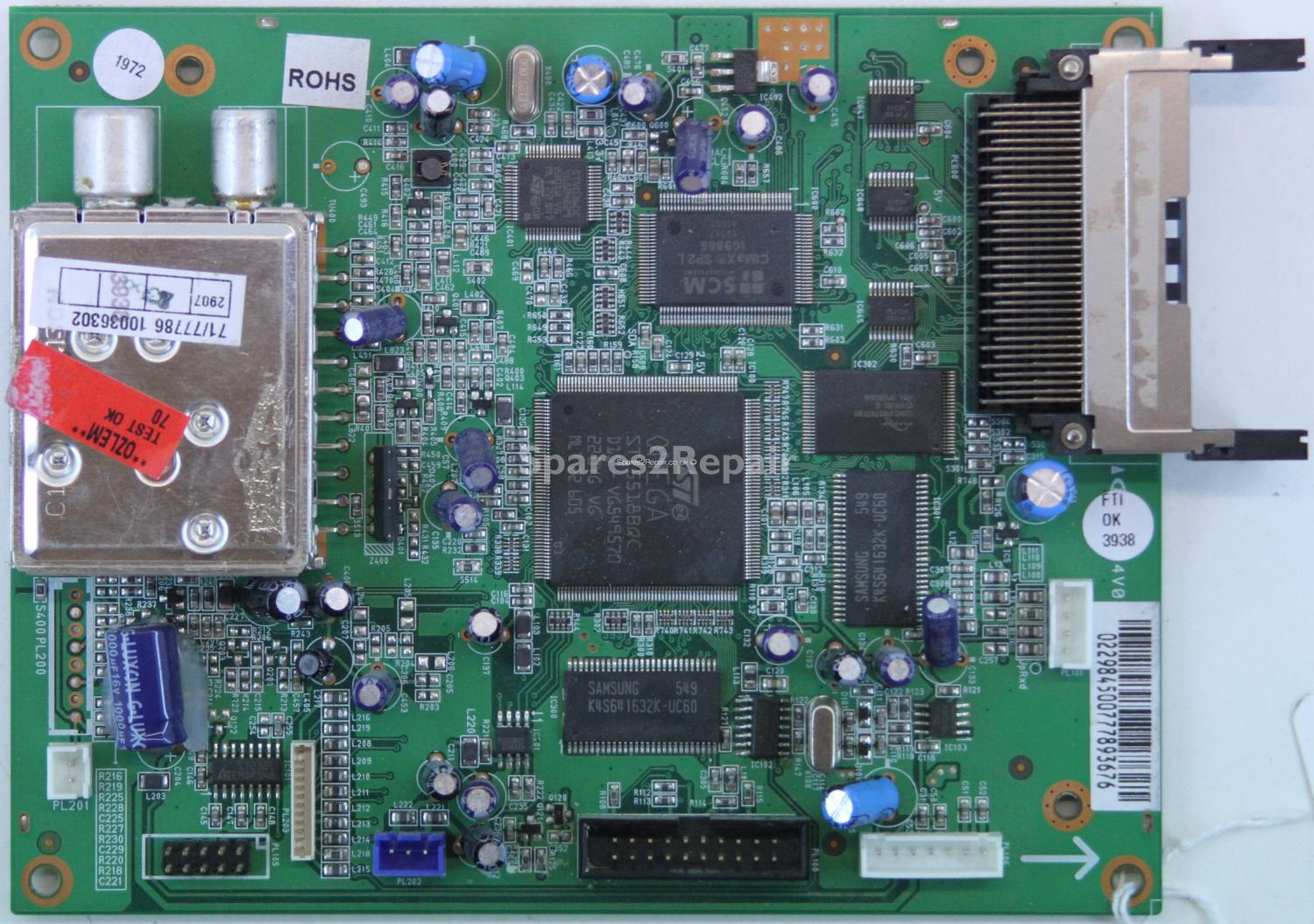 Toshiba 27WLT56B - Card Reader - IDTV 16PING08 MB11TOS.UK Sw Ver