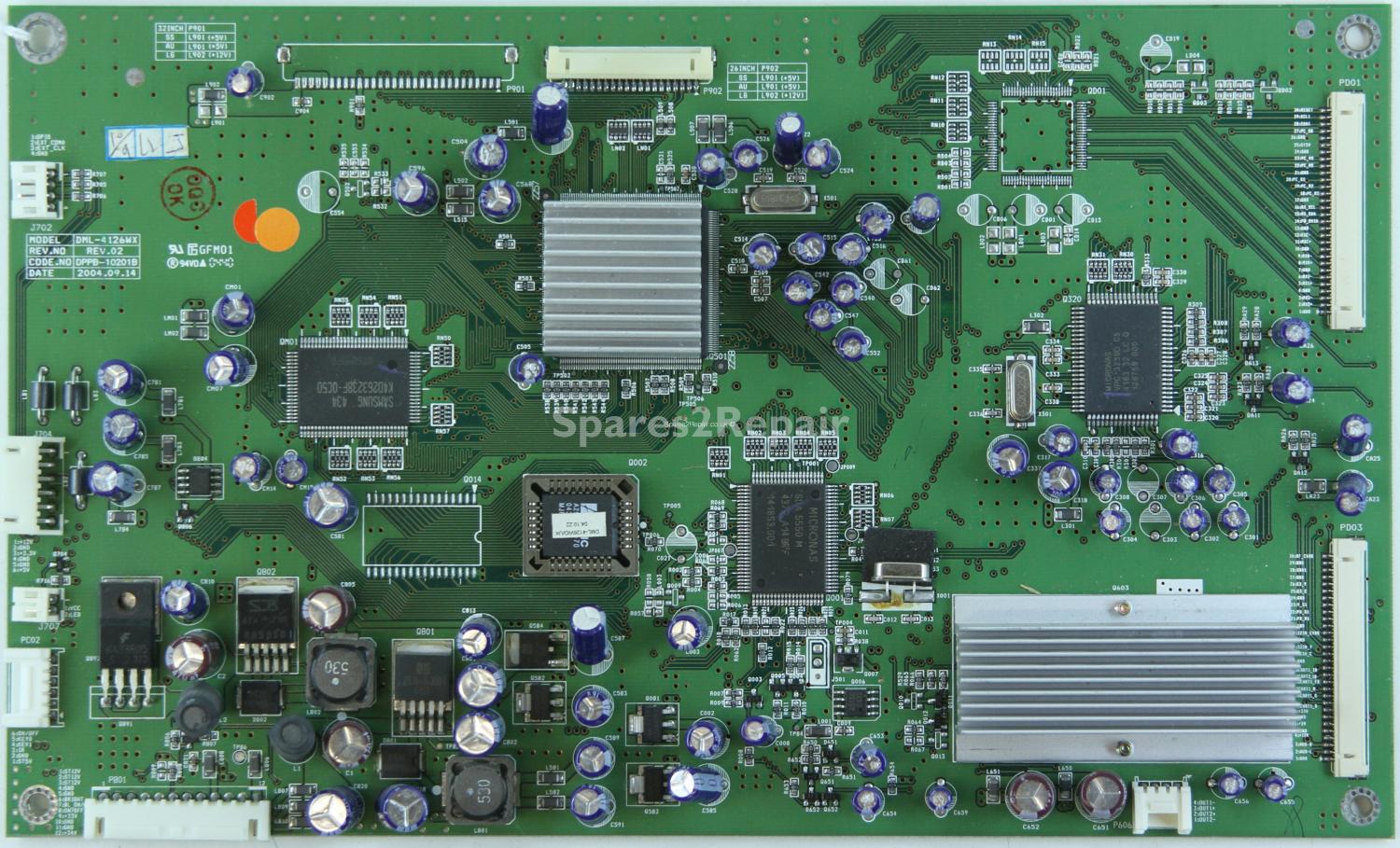 Unknown 26 Inch - Board - DML-4126WX - REV.02 - DPPB-10201B
