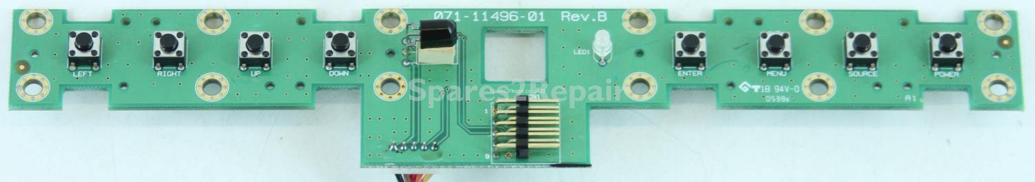 Protron PLTV-26M - Buttons - 071-11496-01 - REV.B
